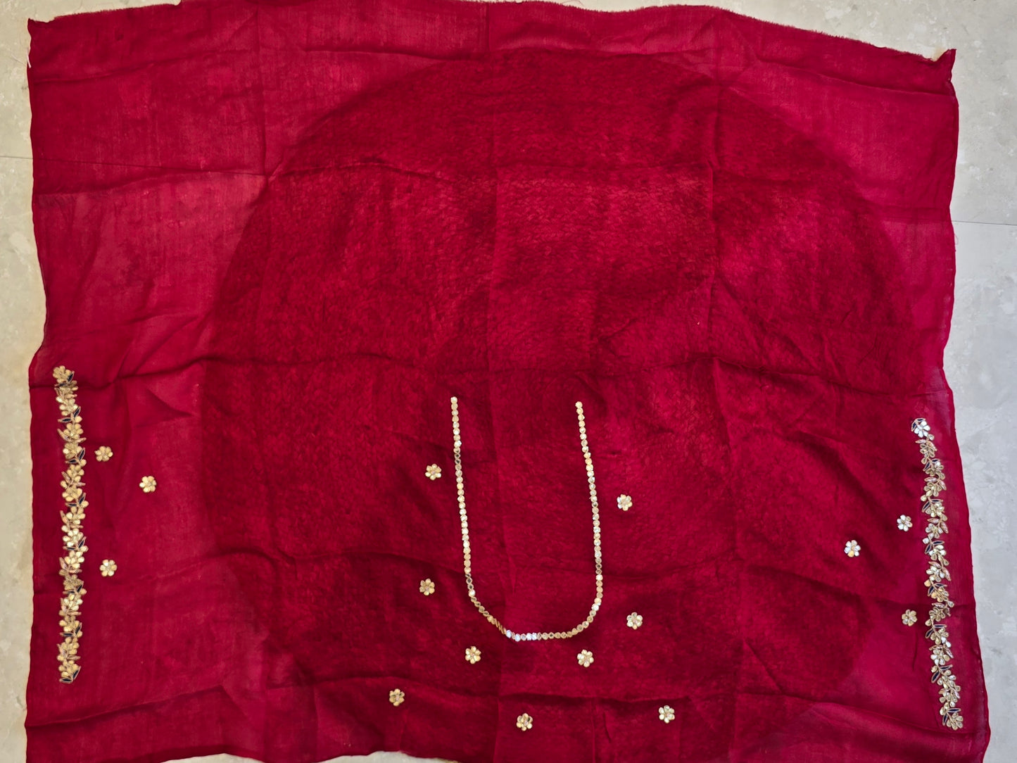 Multicolor Bandhani Saree