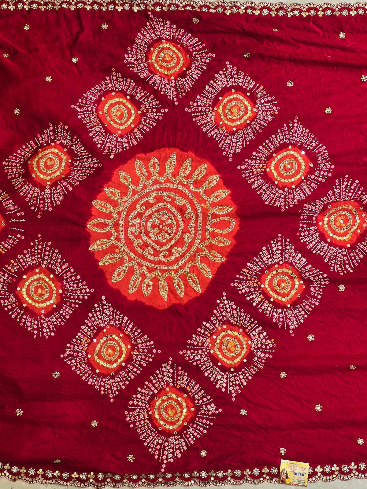 Pure Bandhani Saree - 2