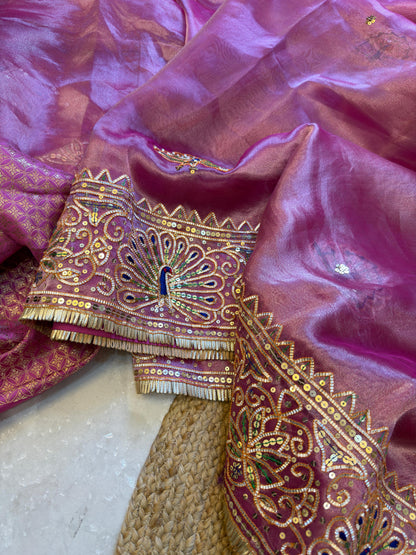 Charkhi gota saree