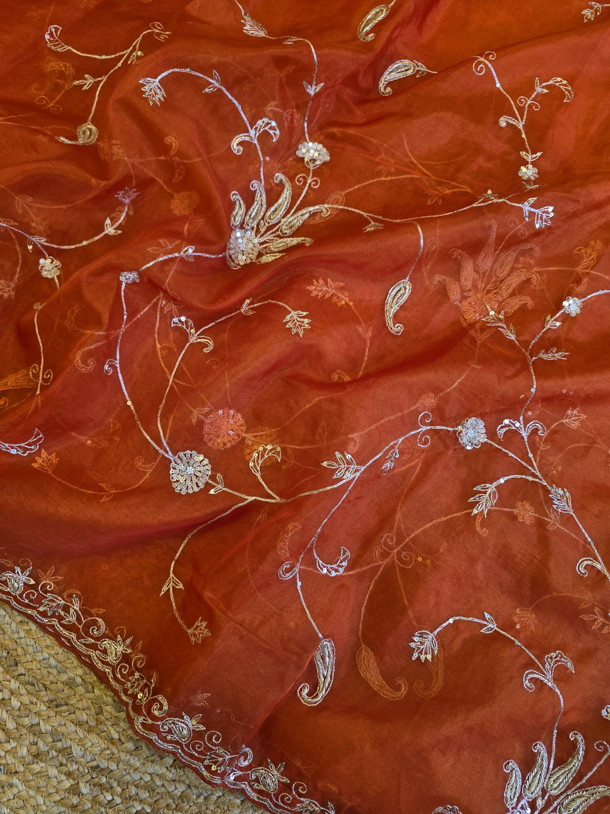 Organza Jaal Saree