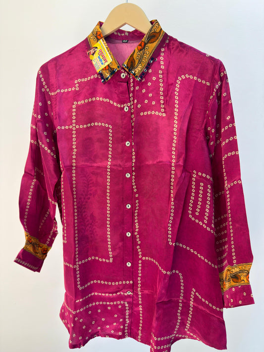 Bandhani Kalamkaari Print Shirt