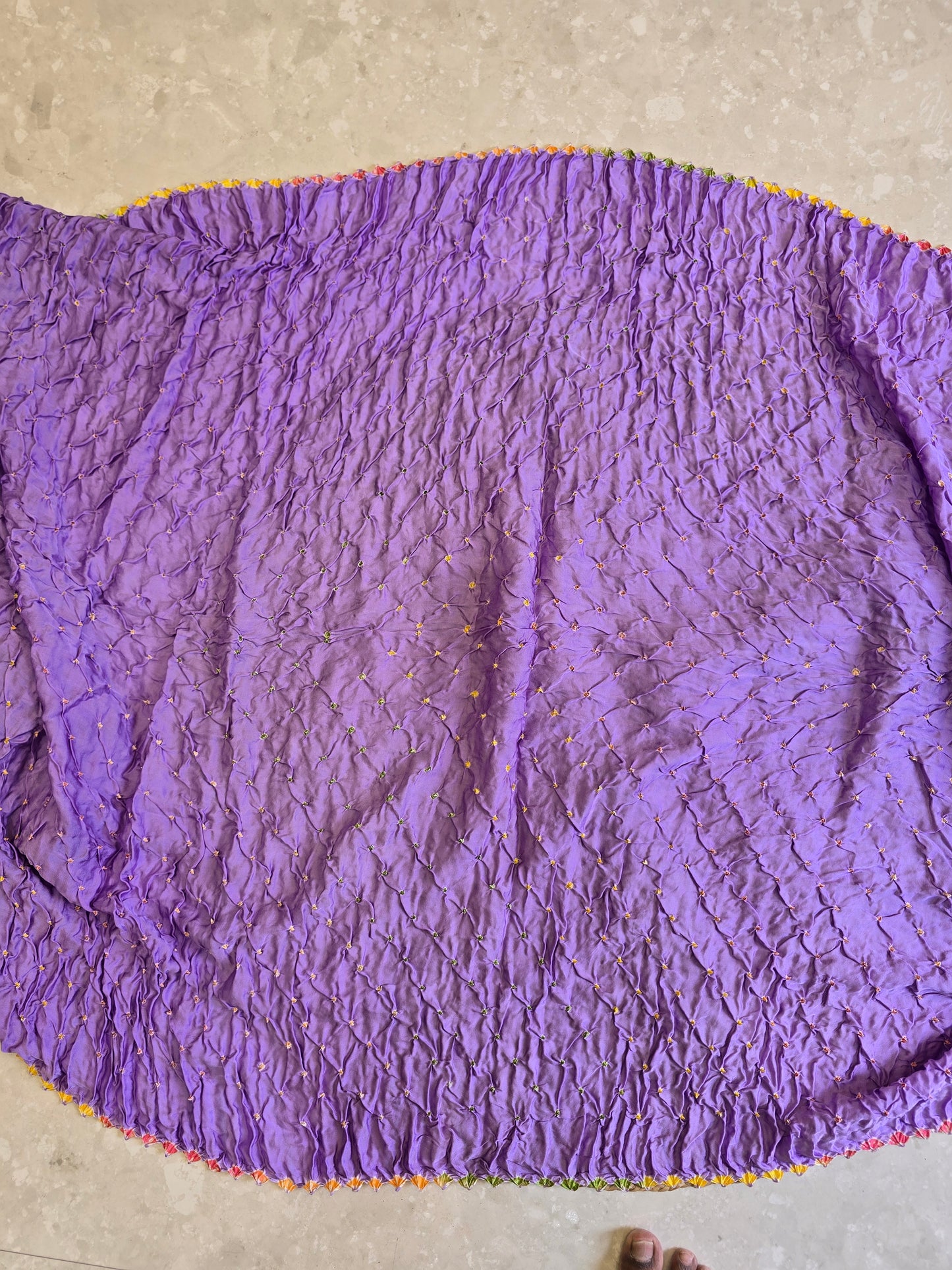 Bandhani x Sibori Saree