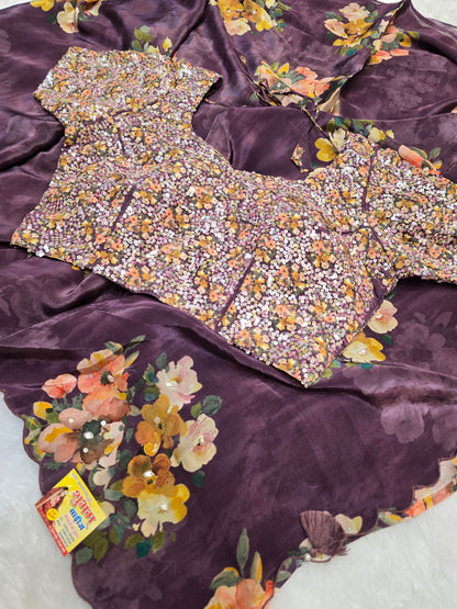 Pure Crepe Saree
