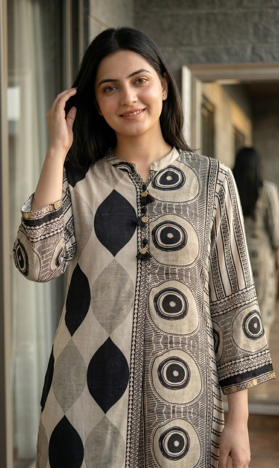 Ajarakh 2 Piece Set