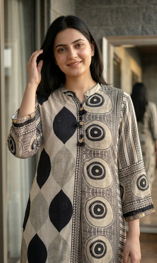 Ajarakh 2 Piece Set