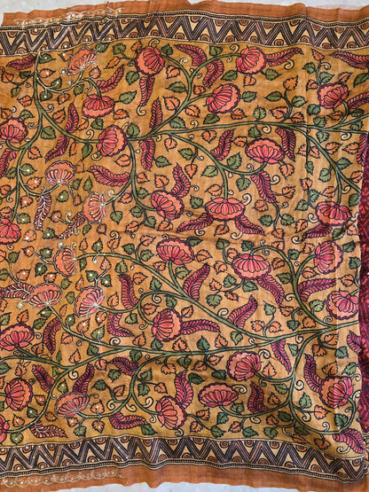 Patola x Kalamkaari Saree