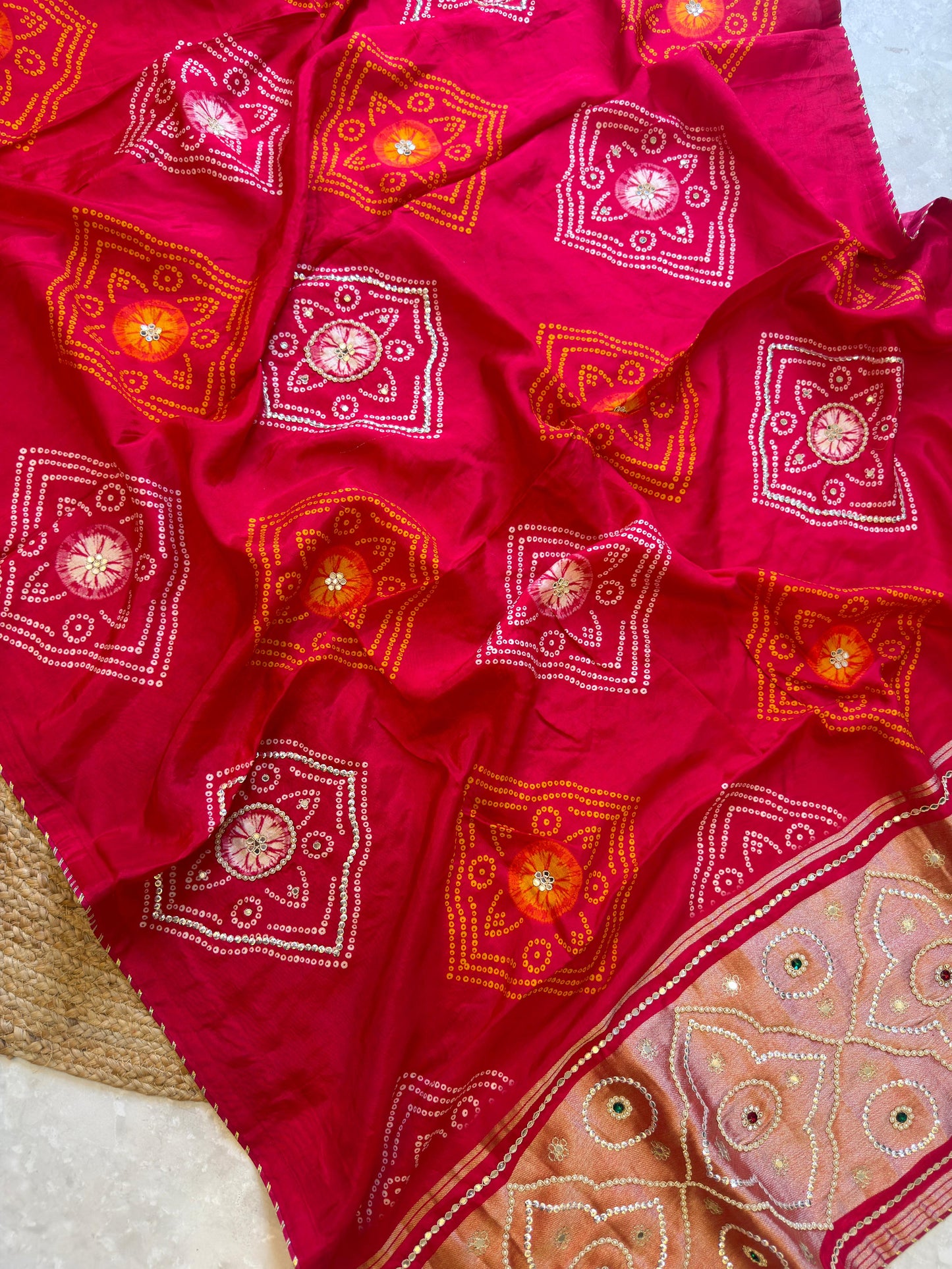 Bandhani Handwork