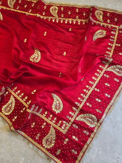 Charkhi Gota Saree