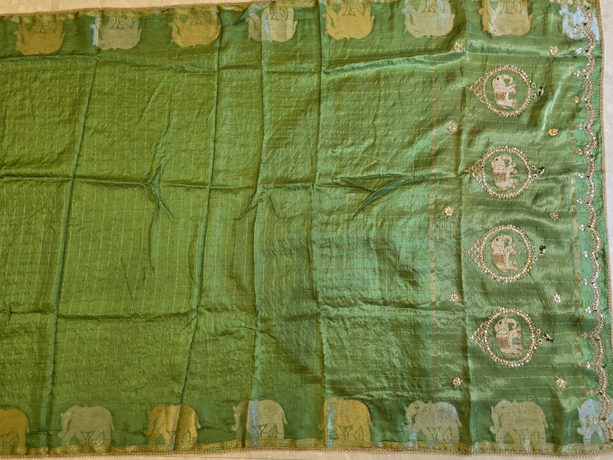 Elephant Motifs Saree