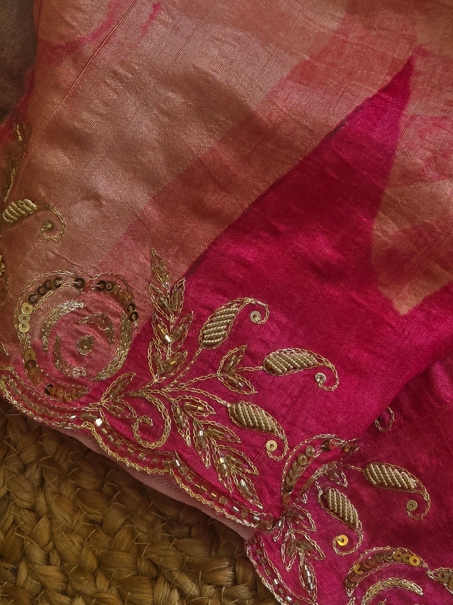 Abstract Print Saree
