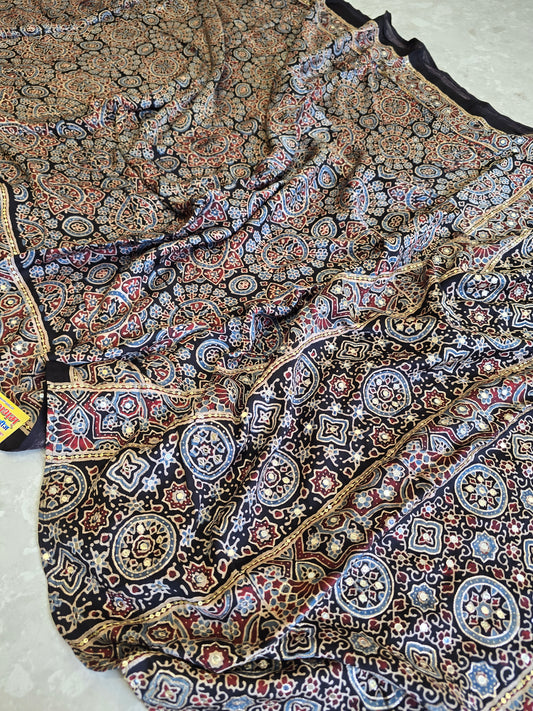 Ajarakh Saree