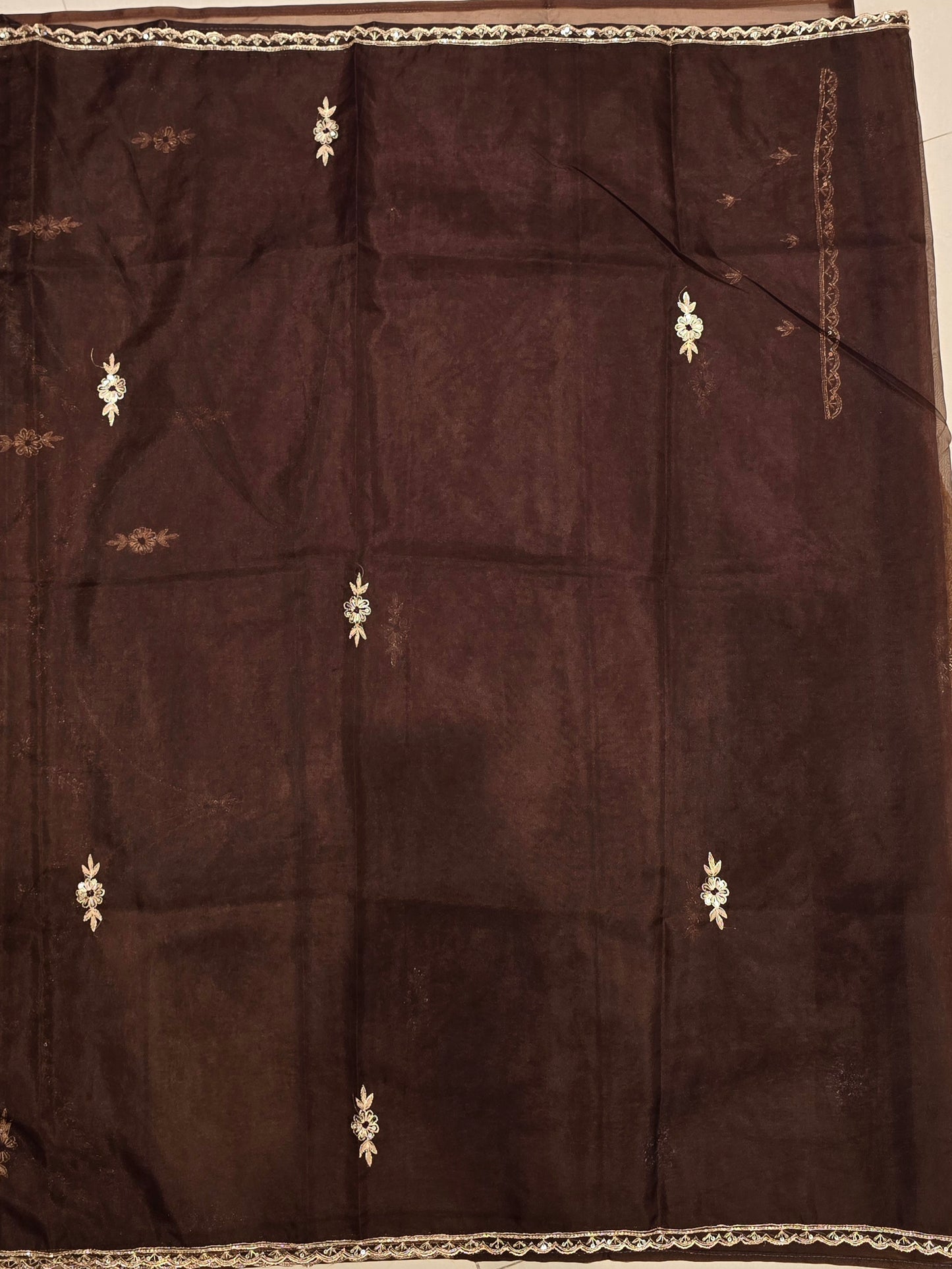 Organza Vintage Saree