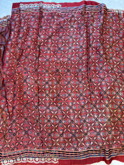 Ajarakh Saree