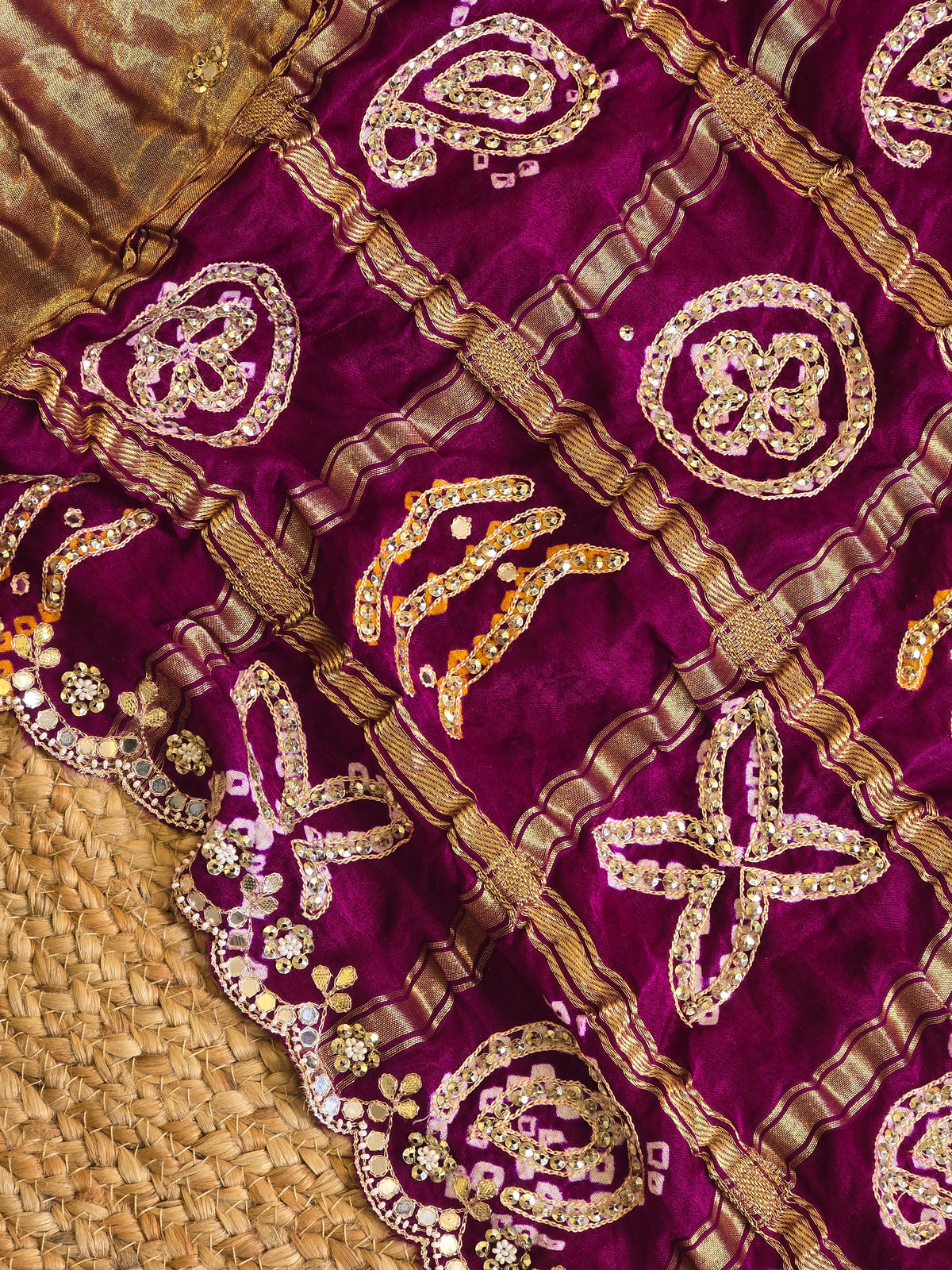 Pure Bandhani Saree - 2