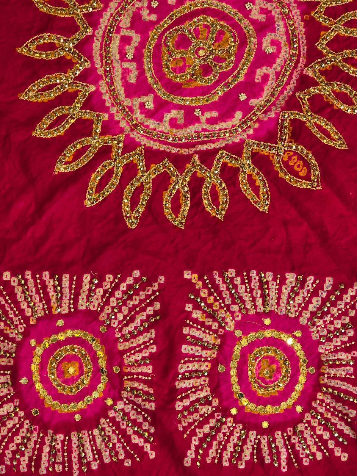 Pure Bandhani Saree - 2