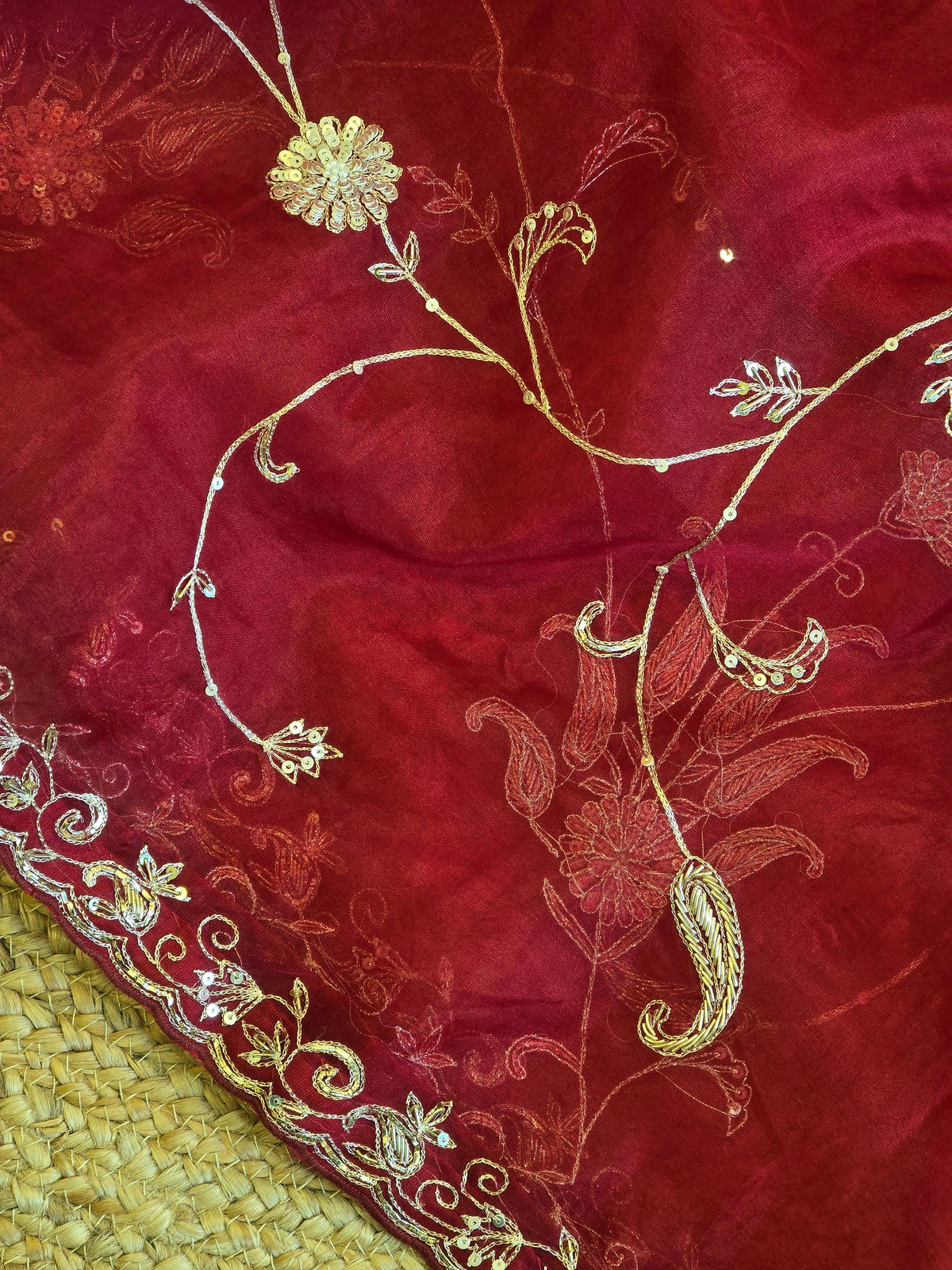 Organza Jaal Saree