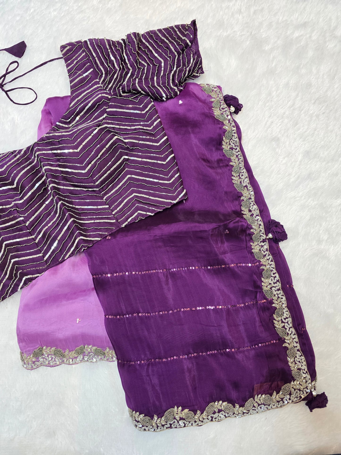 Heavy Blouse Saree