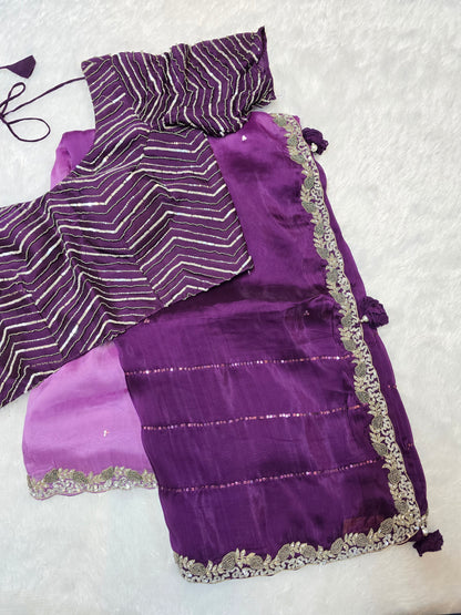 Heavy Blouse Saree