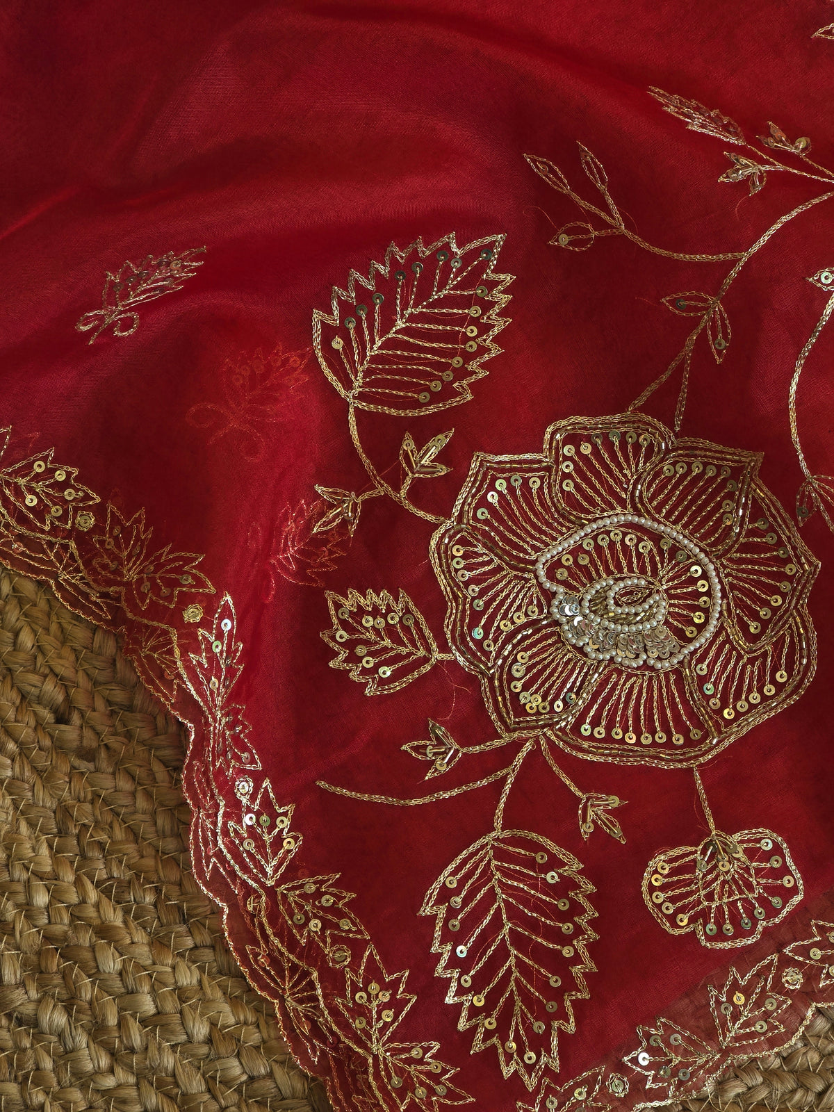 Vintage Work Saree