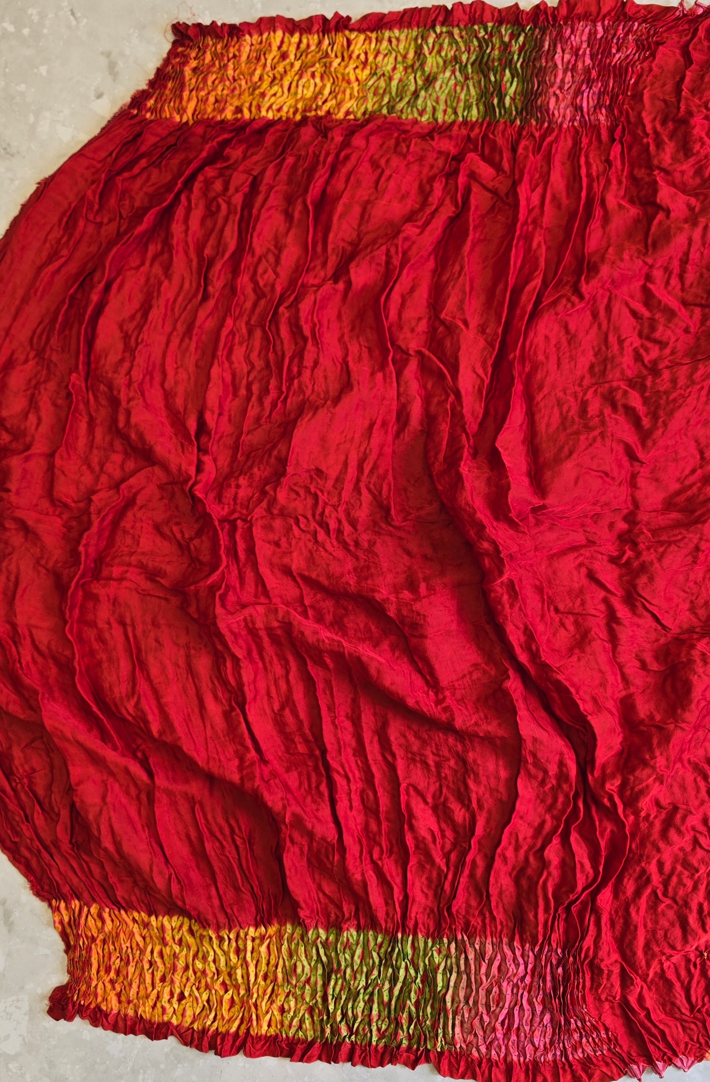 Bandhani x Sibori Saree