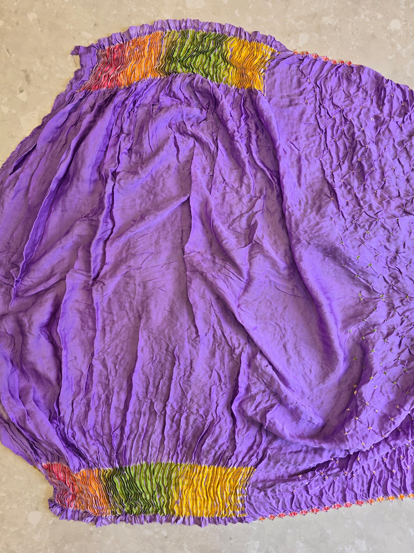 Bandhani x Sibori Saree