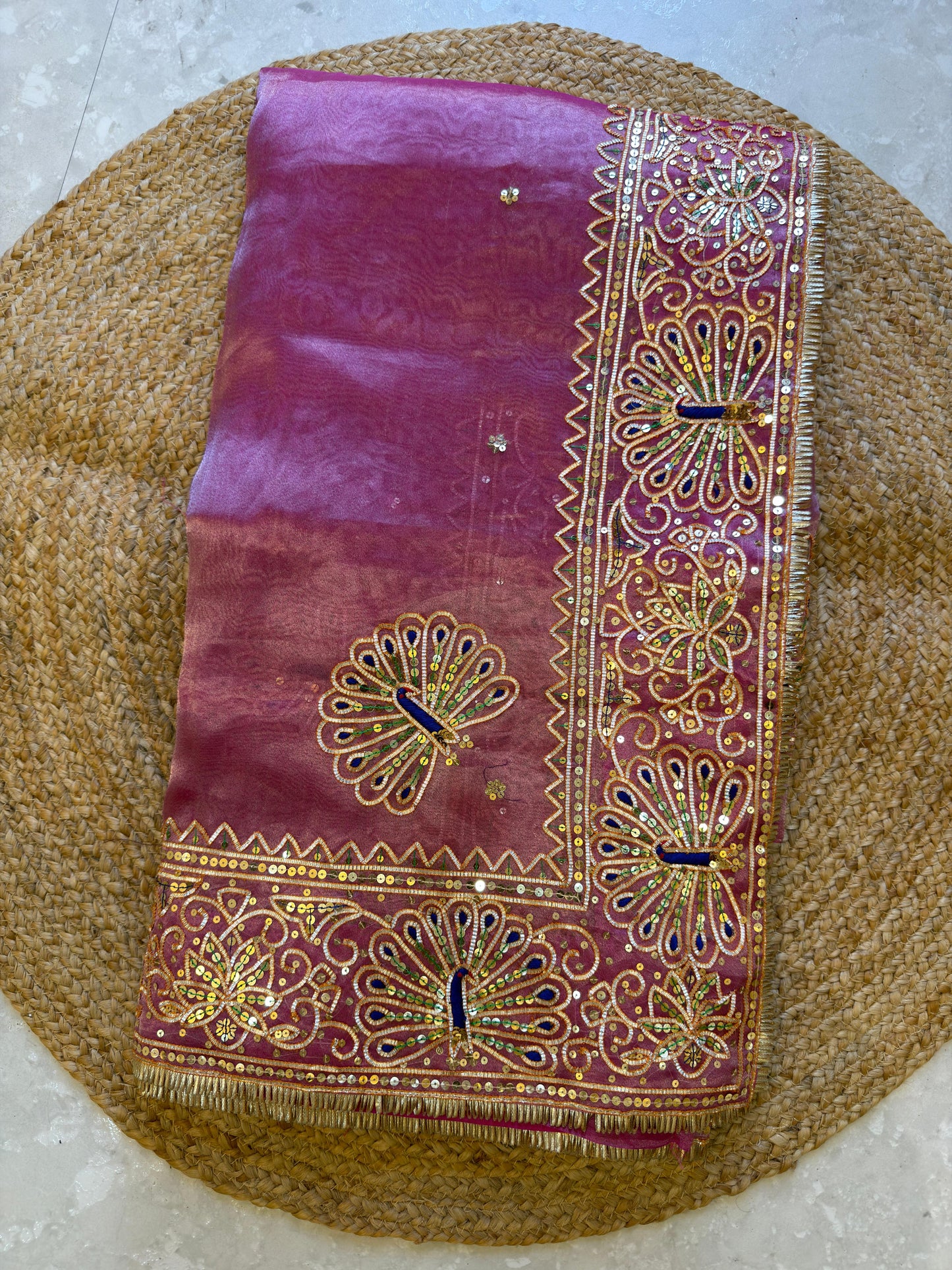 Charkhi gota saree