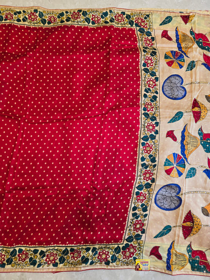 Kalamkaari Bandhani