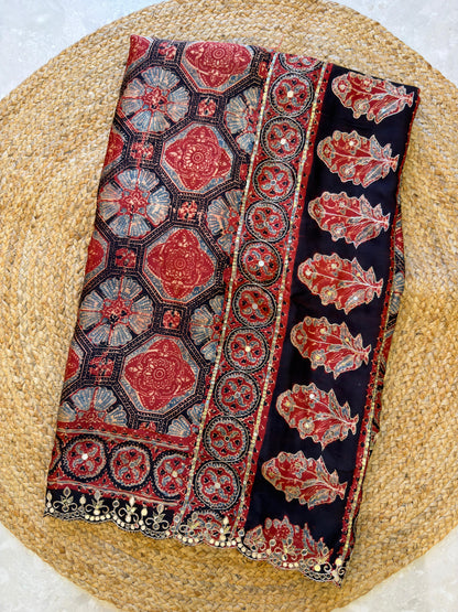 Ajarakh Saree