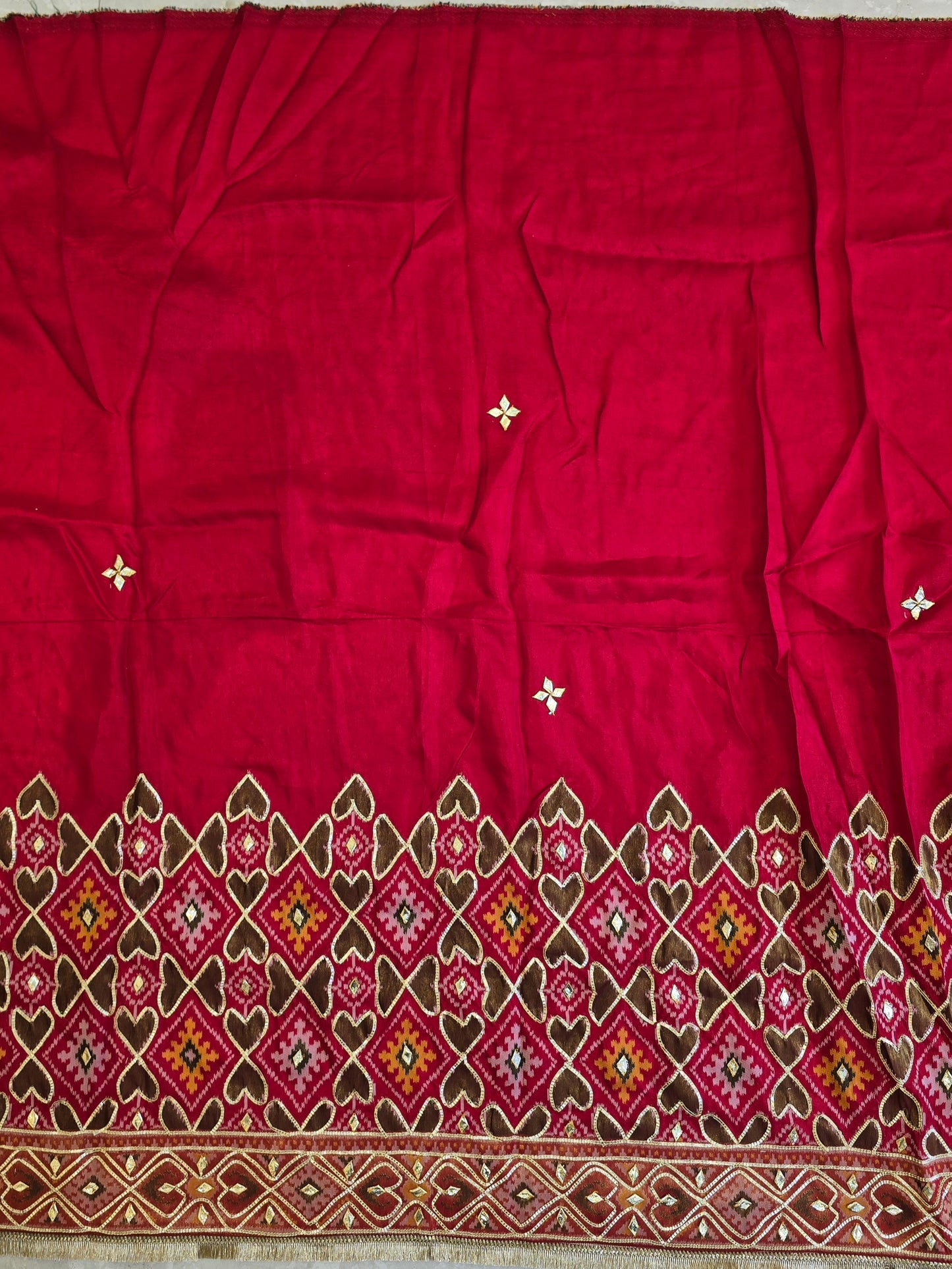 Patola x Charkhi Gota Saree