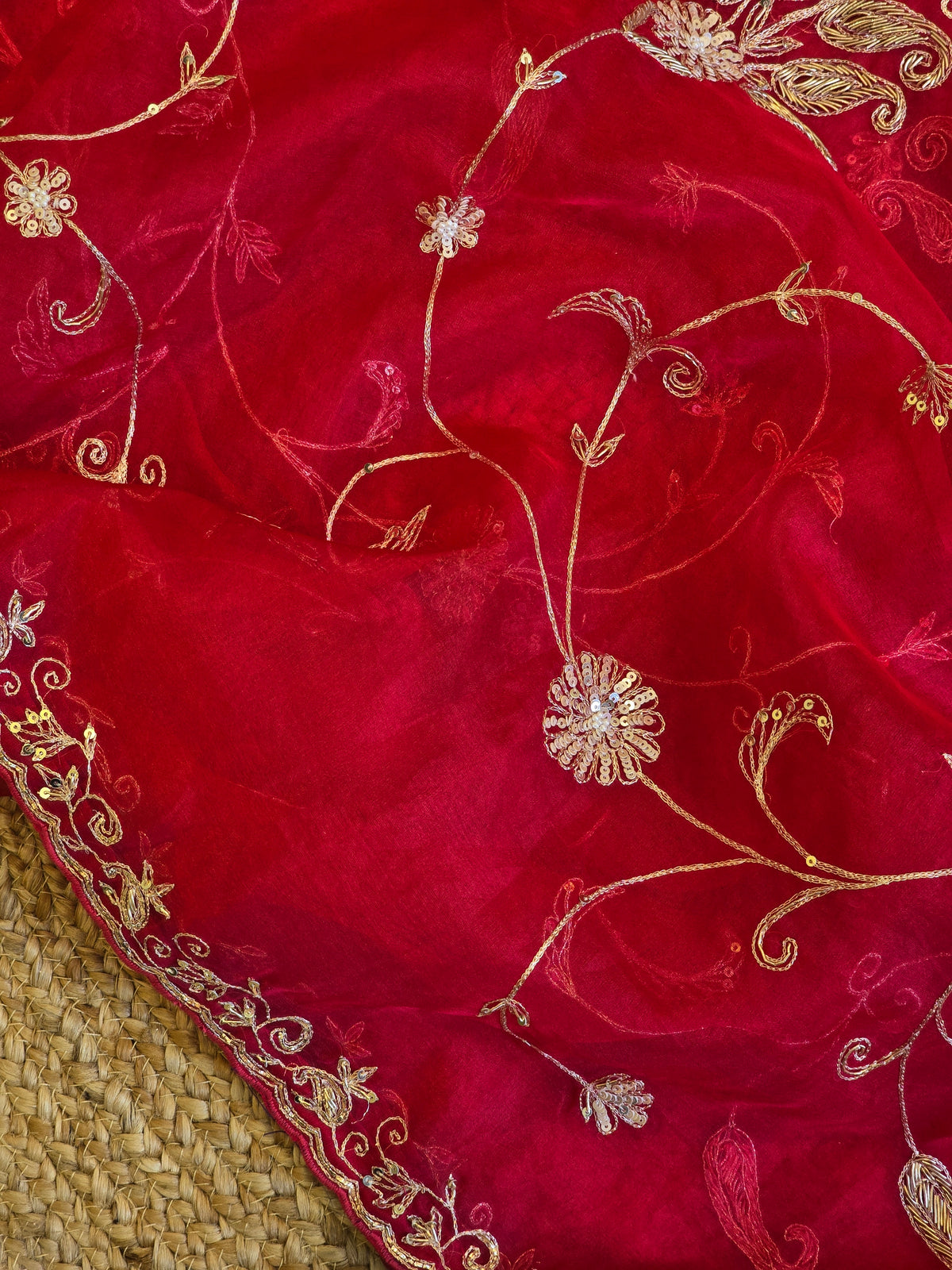 Organza Jaal Saree