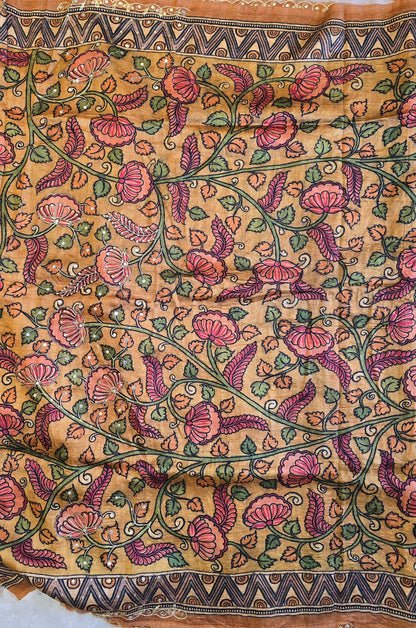 Patola x Kalamkaari Saree