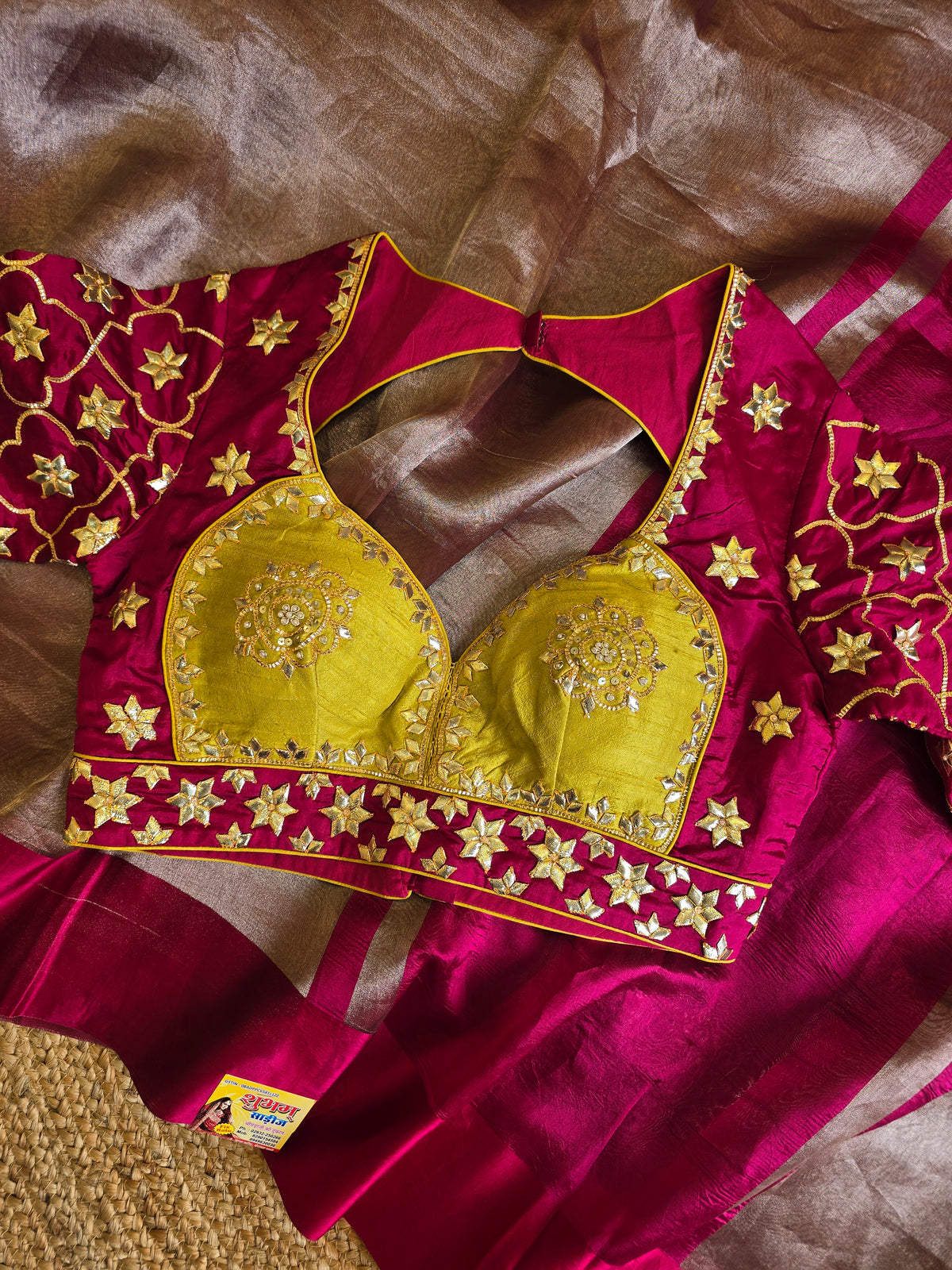 Pure Tissue Aangi Blouse Saree