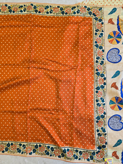 Kalamkaari Bandhani