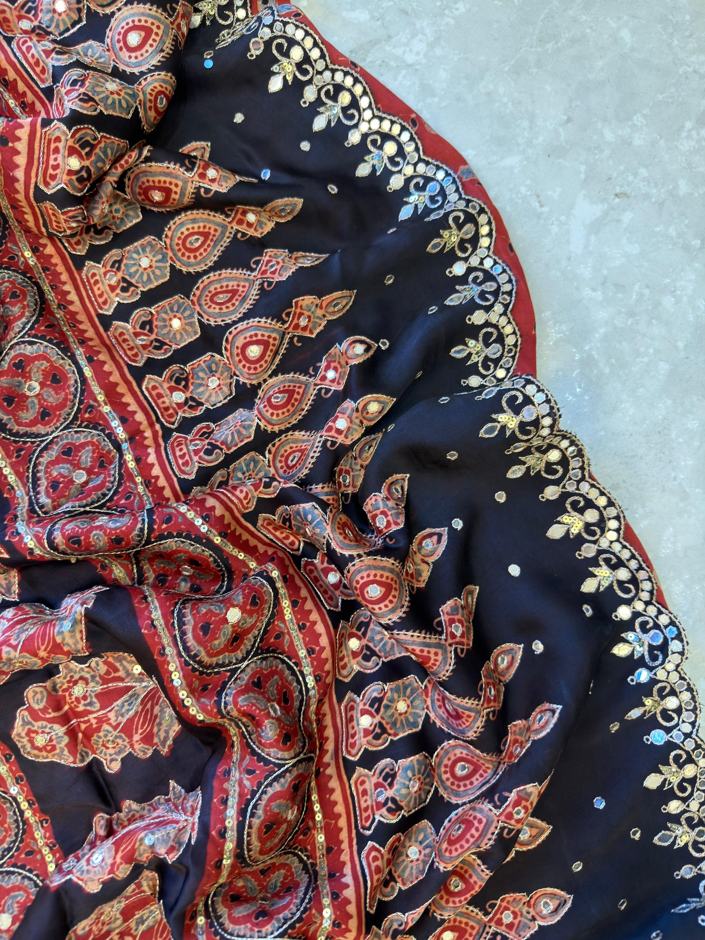 Ajarakh Saree