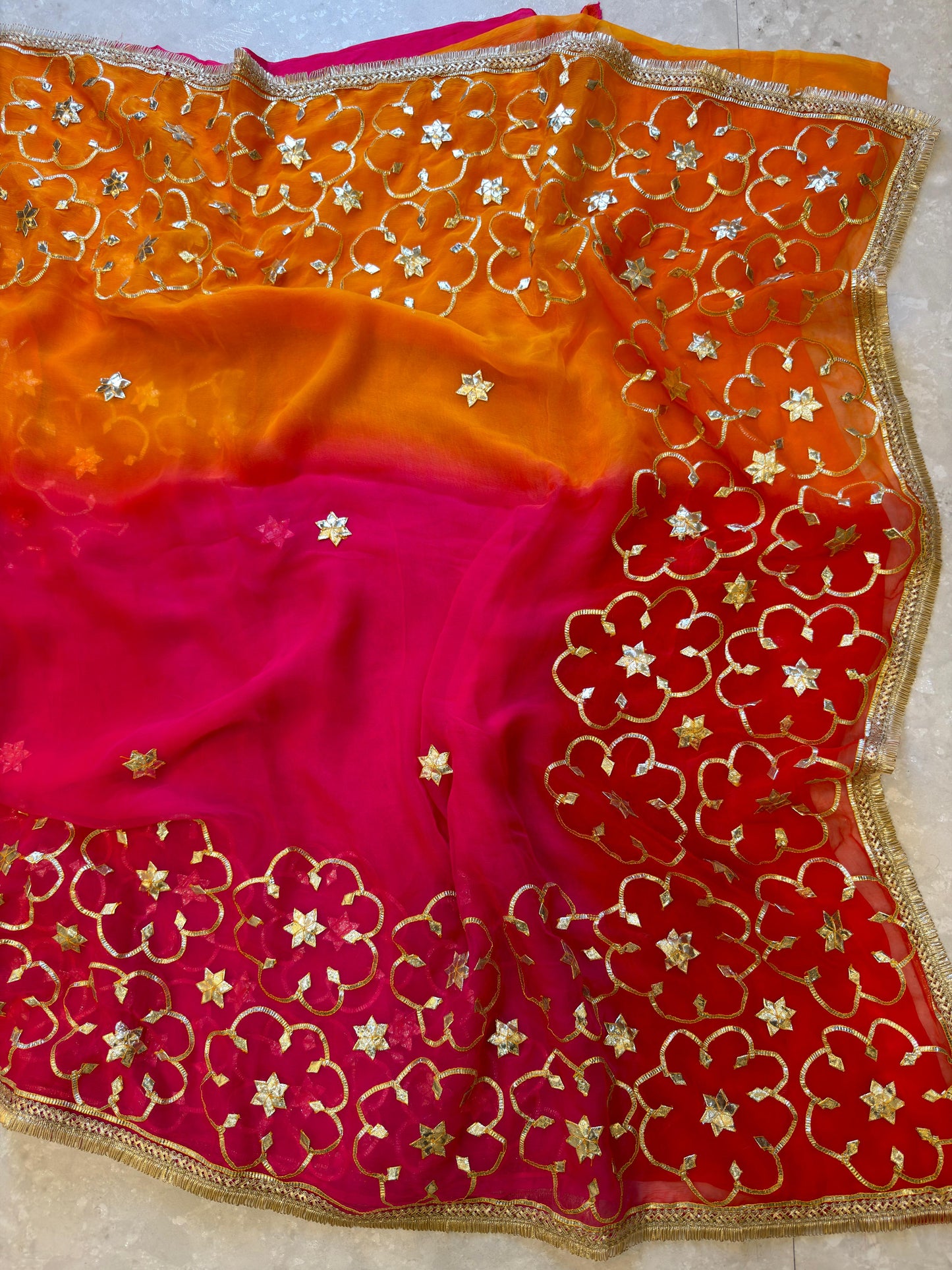 Kachi Gota Saree