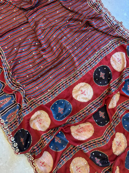 Ajarakh Saree