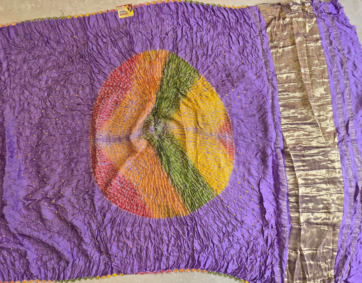 Bandhani x Sibori Saree