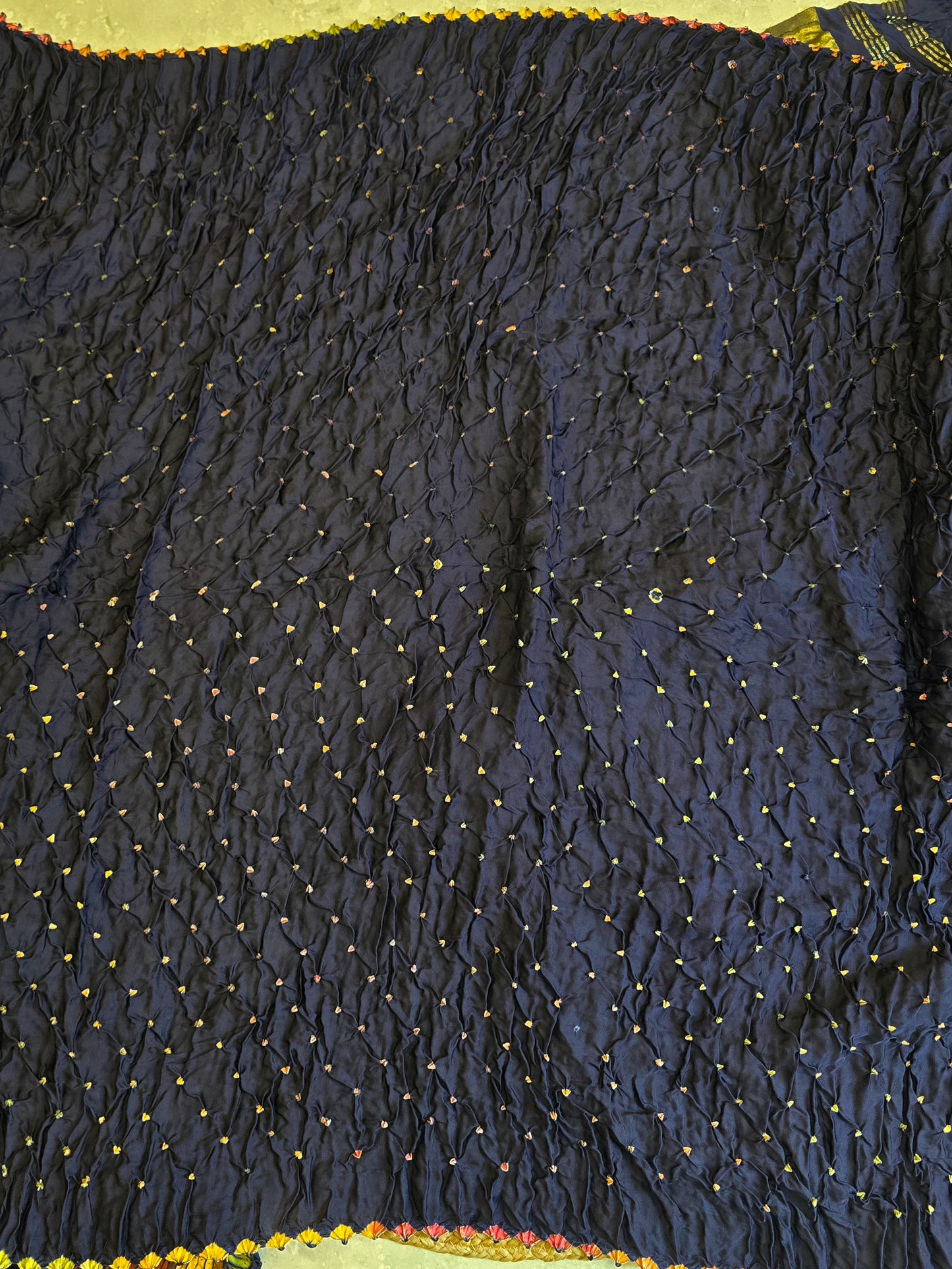 Bandhani x Sibori Saree