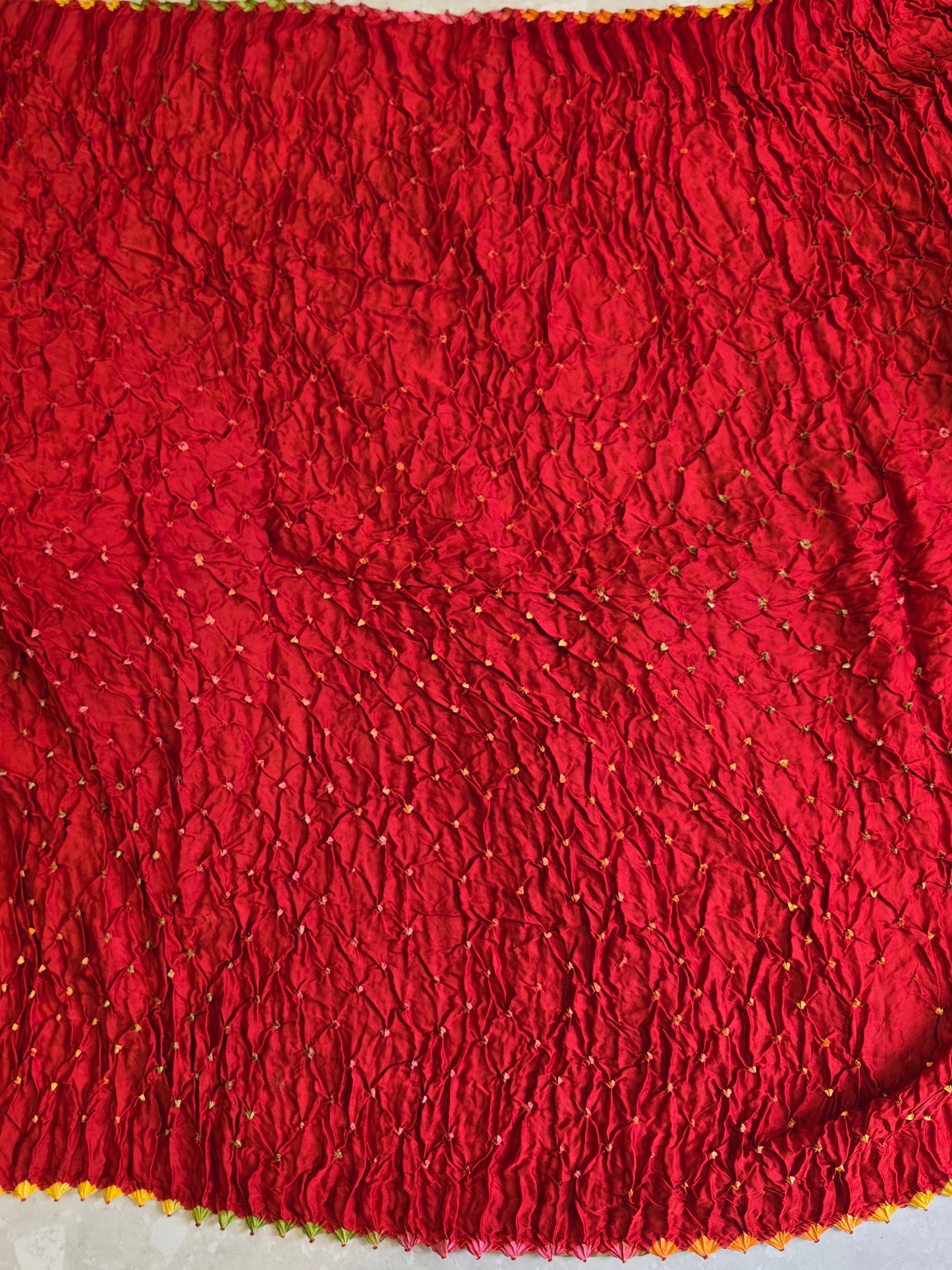Bandhani x Sibori Saree