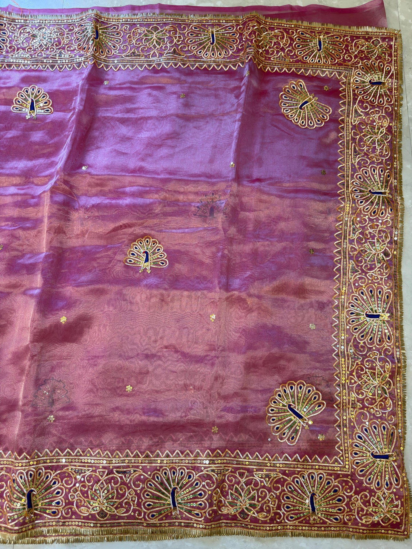 Charkhi gota saree