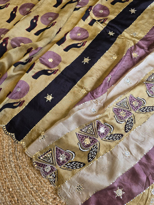Traditional Block Print Saree