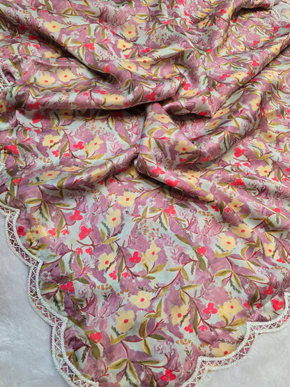 Pure Crepe Saree