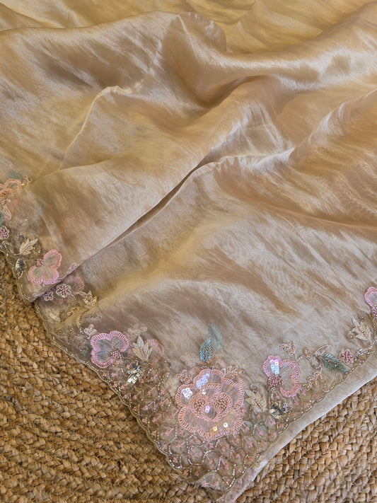 Tissue Saree For Carnival And Sangeet - 2