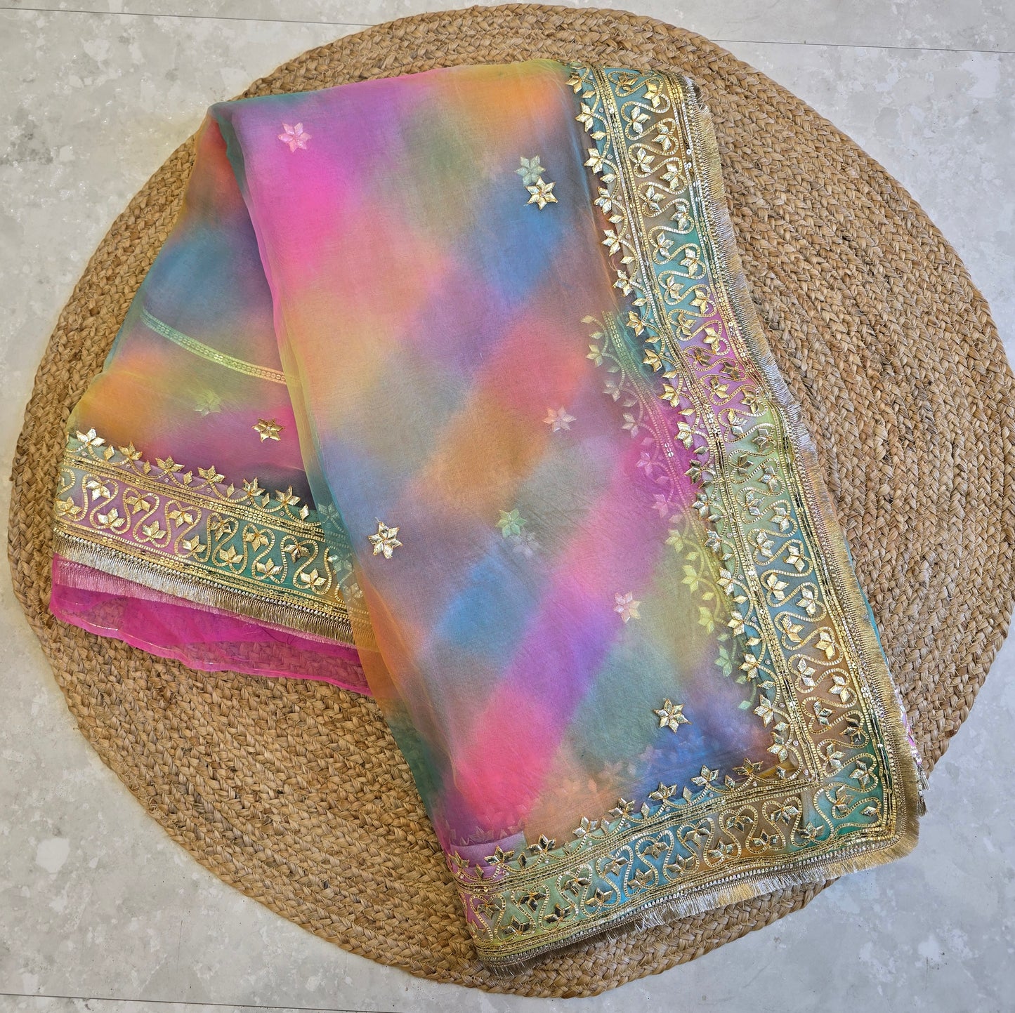 Multicolor Lehriya