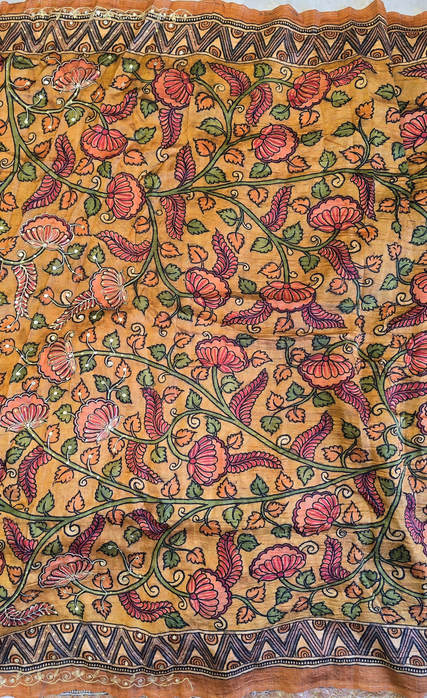 Patola x Kalamkaari Saree