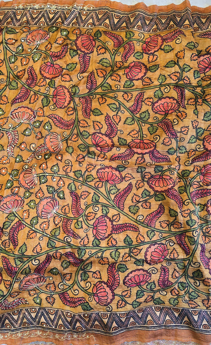 Patola x Kalamkaari Saree