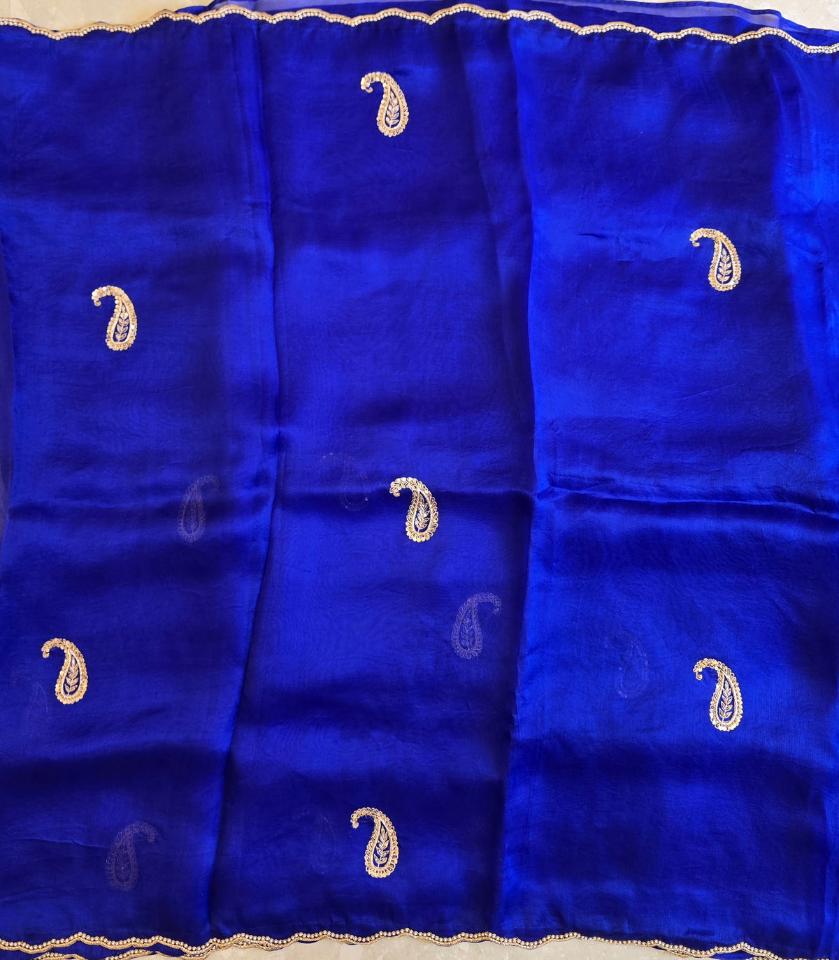 Pure Kora Silk Heavy Blouse Saree