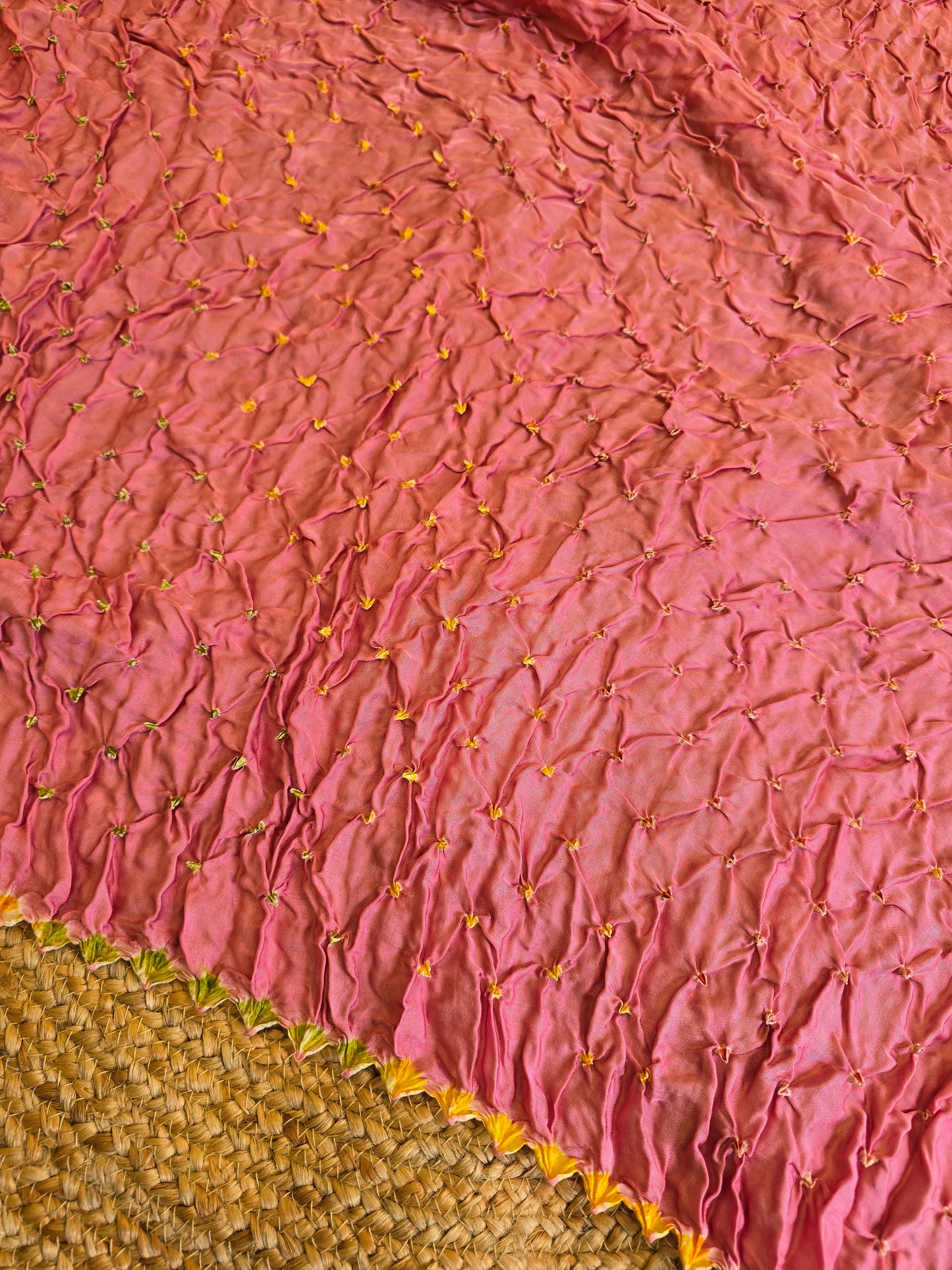 Bandhani x Sibori Saree