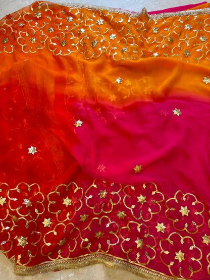 Kachi Gota Saree
