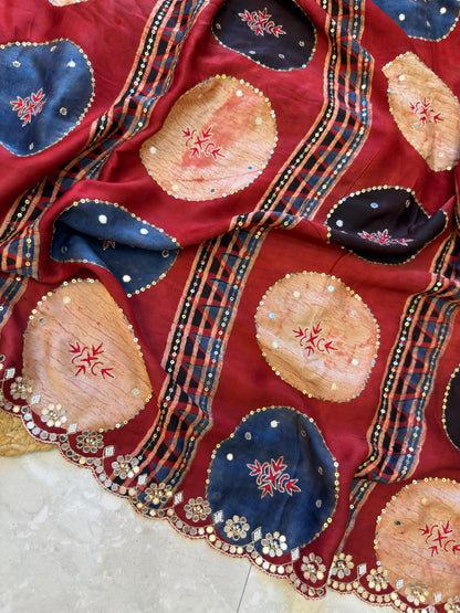 Ajarakh Saree